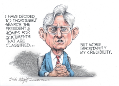 AG MERRICK SEARCHES FOR CREDIBILITY by Dick Wright