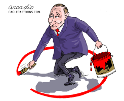 PUTIN'S RED LINE by Arcadio Esquivel
