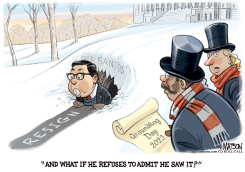 GEORGE SANTOS GROUNDHOG DAY by R.J. Matson