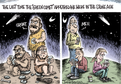 COMET RETURNS by Joe Heller