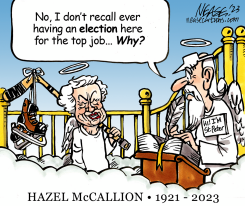 RIP HAZEL by Steve Nease