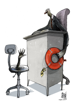 BUREAUCRACY OUTSIDE by Angel Boligan