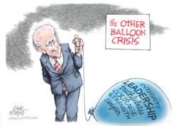 BIDEN BALLON CRISIS by Dick Wright
