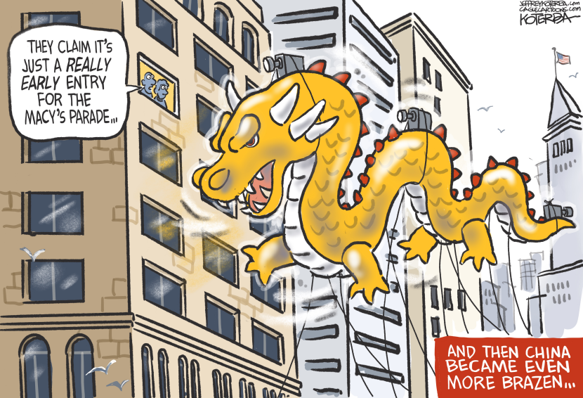 China's Balloon in the Macy's Parade