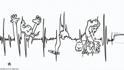 THE EARTHQUAKE TRAGEDY by Emad Hajjaj