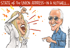 STATE OF THE UNION ADDRESS IN A NUTSHELL by Jeff Koterba