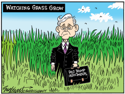 GARLAND GOING SLOW by Bob Englehart