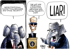 MEDICARE AND SOCIAL SECURITY SUNSET by Dave Whamond
