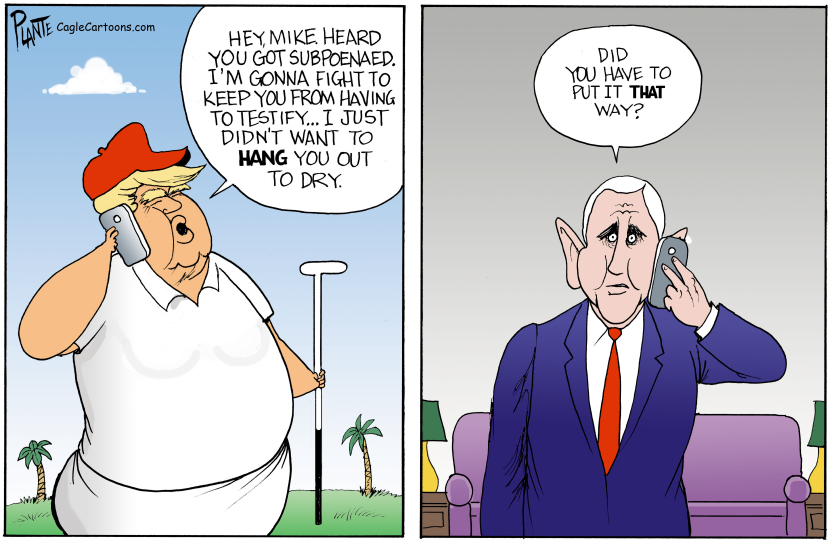 Pence subpoenaed