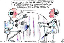 ROBOTS AT WORK by Randall Enos