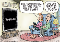HE GETS US by Joe Heller