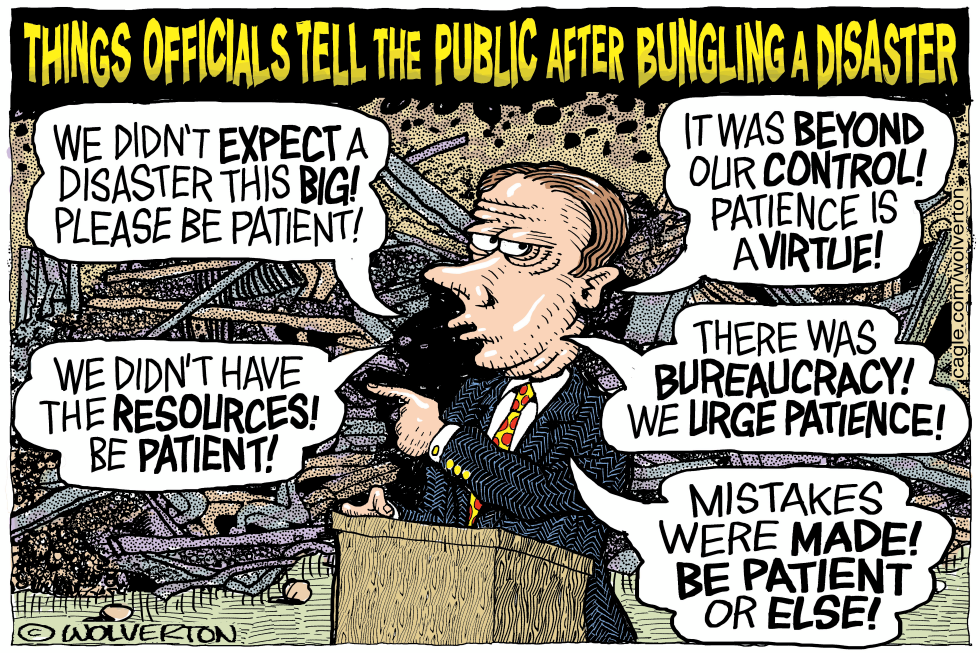 Disaster Response Excuses