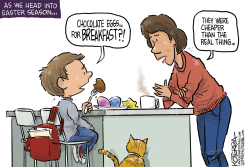 PRICE OF EASTER EGGS by Jeff Koterba