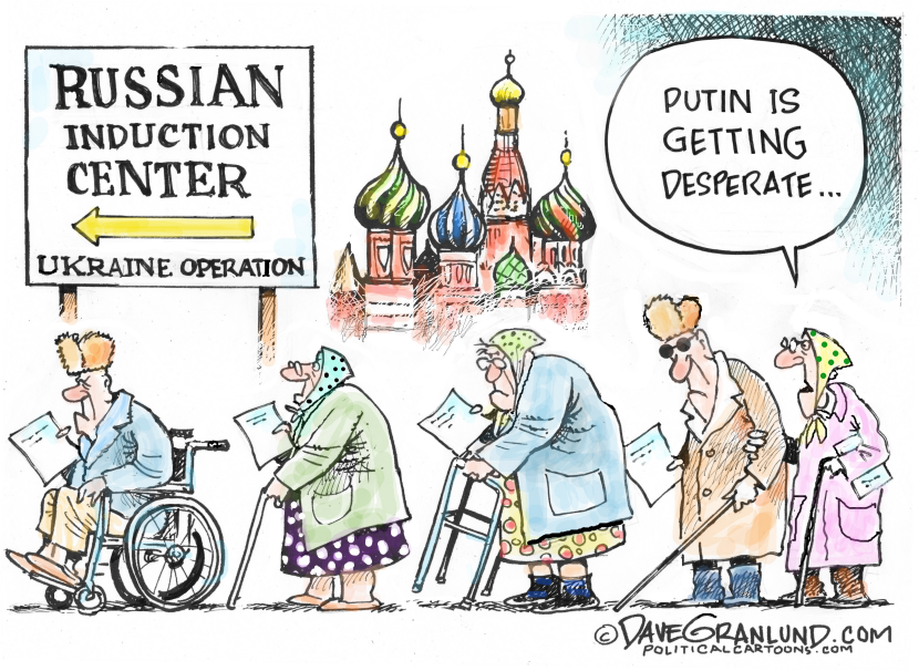 Putin getting desperate