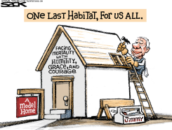 JIMMY CARTER CANCER AND HOSPICE  by Steve Sack