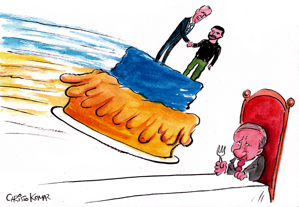 Putin's anniversary cake