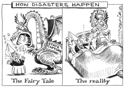 HOW DISASTERS HAPPEN by Zapiro