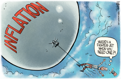 INFLATION BALLOON by Rick McKee