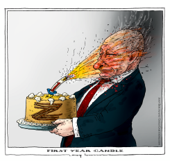 FIRST YEAR CANDLE by Joep Bertrams