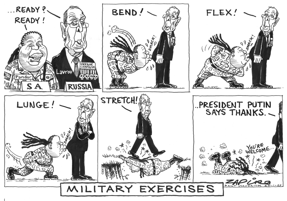 MILITARY EXERCISES by Zapiro