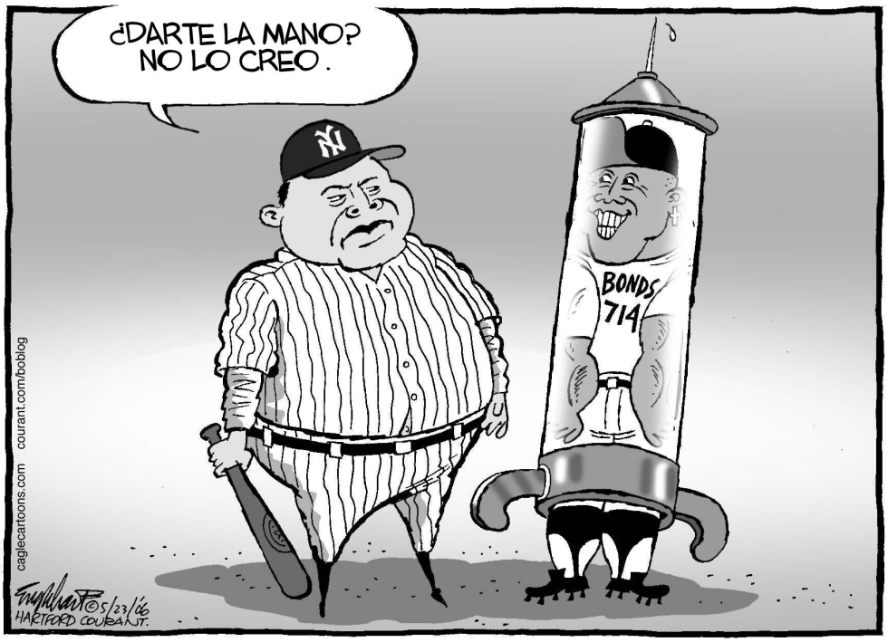  BABE RUTH by Bob Englehart