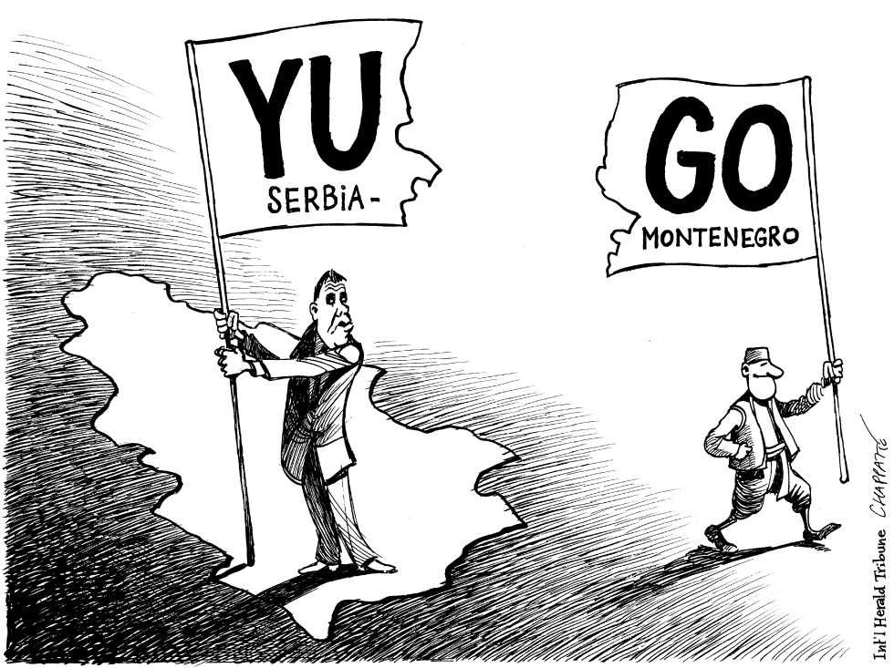 MONTENEGRO BREAKS FROM SERBIA