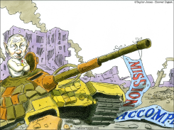 PUTIN MISSION ACCOMPLISHED by Taylor Jones