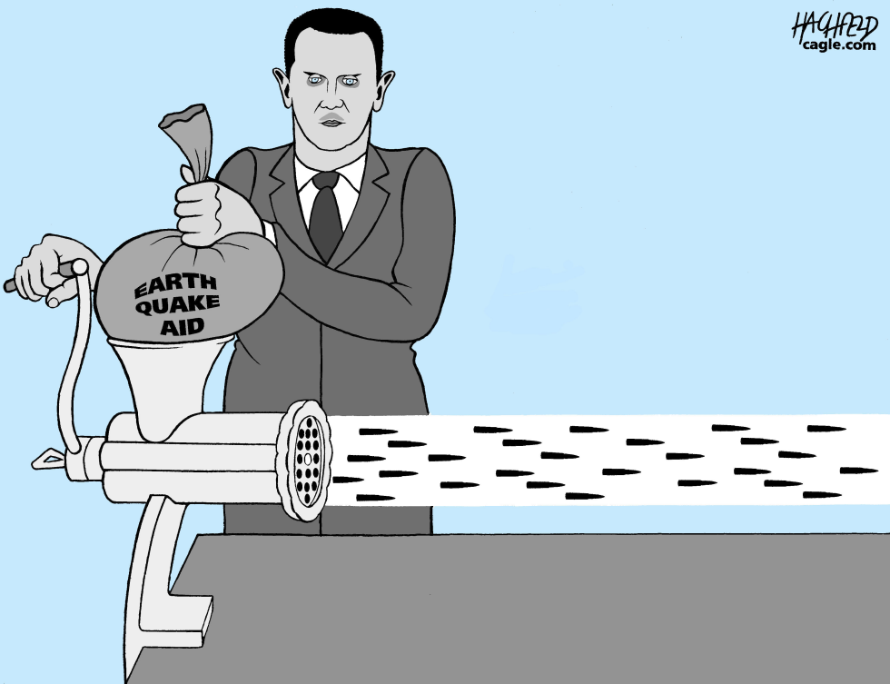 earthquake aid for Assad