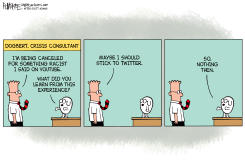 DILBERT FIRED by Rick McKee