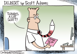 DILBERT'S. PINK SLIP by Joe Heller