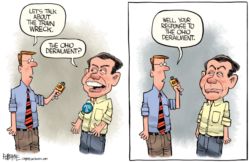Buttigieg Train Wreck