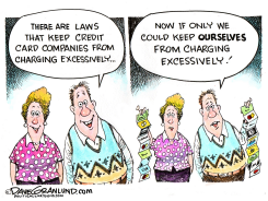 CREDIT CARD DEBT by Dave Granlund