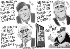 FOX LIARS  by Pat Bagley
