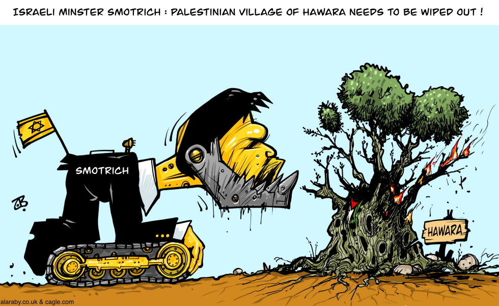 Smotrich : Hawara Needs to Be Wiped Out