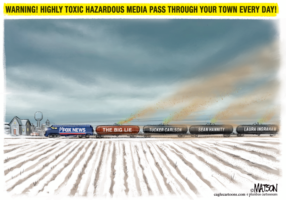 Fox News Freight Train Carries Hazardous Media