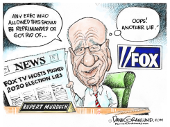 FOX NEWS 2020 LIES by Dave Granlund