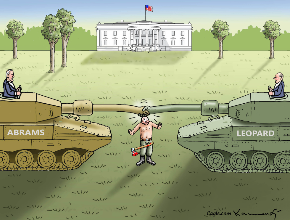 Abrams and Leopard
