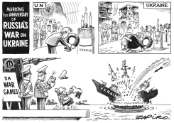RUSSIAS WAR ON UKRAINE by Zapiro