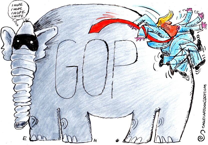 TRUMP ON A SLIPPERY SLOPE