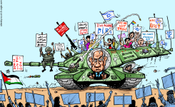 TEL AVIV PROTESTS by Emad Hajjaj
