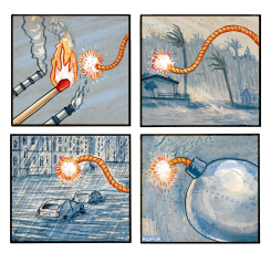 ANTARTICA TIME BOMB by Peter Kuper