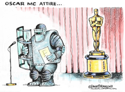 OSCAR MC ATTIRE by Dave Granlund