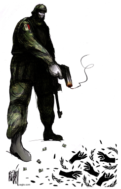 THE MILITARIZATION by Angel Boligan