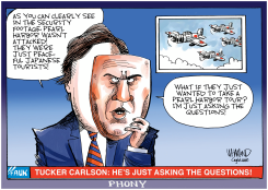 TUCKER CARLSON'S LIES by Dave Whamond