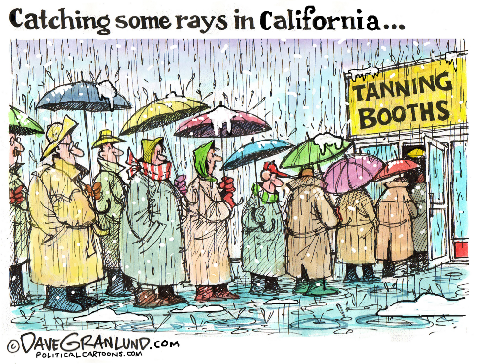 California storms