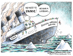 SILICON VALLEY BANK FAIL by Dave Granlund