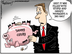 FAILED BANKS by Bob Englehart
