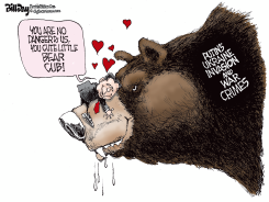 DESANTIS AND LITTLE BEAR CUB by Bill Day