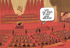 XI JINPING'S UNANIMOUS REELECTION by Patrick Chappatte