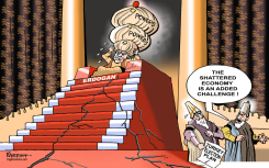 ERDOGAN AND QUAKE WOES by Paresh Nath